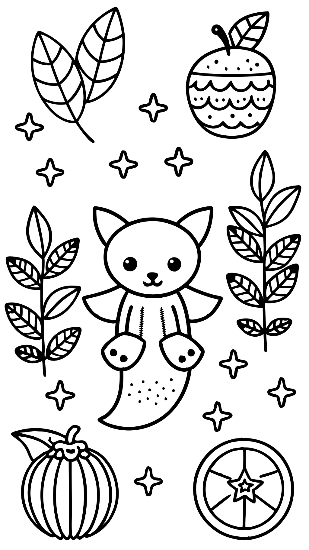 coloring pages for orange